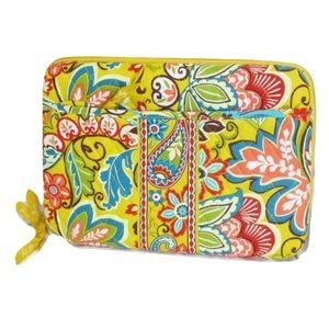 Vera Bradley Yellow Paisley Tech Tablet Carry Case